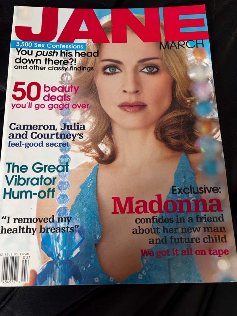 Jane Magazine March 2000 Madonna Cover No Label Y2K Queen of pop
